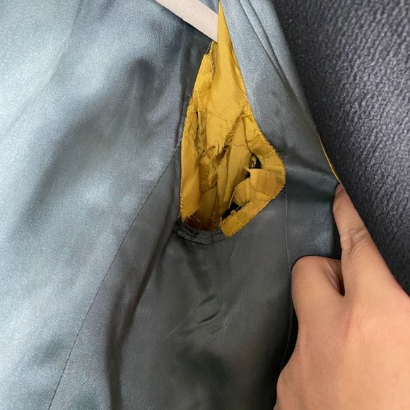 J Crew Thinsulate Wool Peacoat Trench Wool Black Coat Jacket Women's Size 4 - Picture 12 of 12